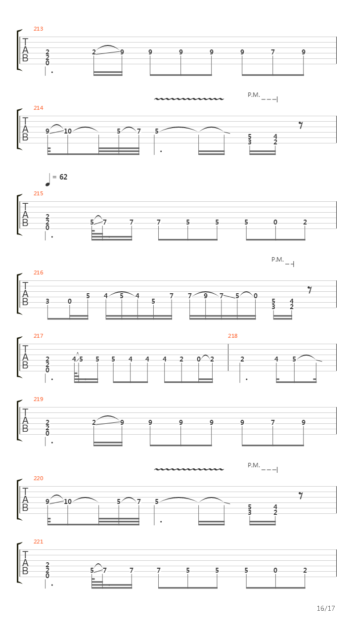 The Crashing Wave吉他谱