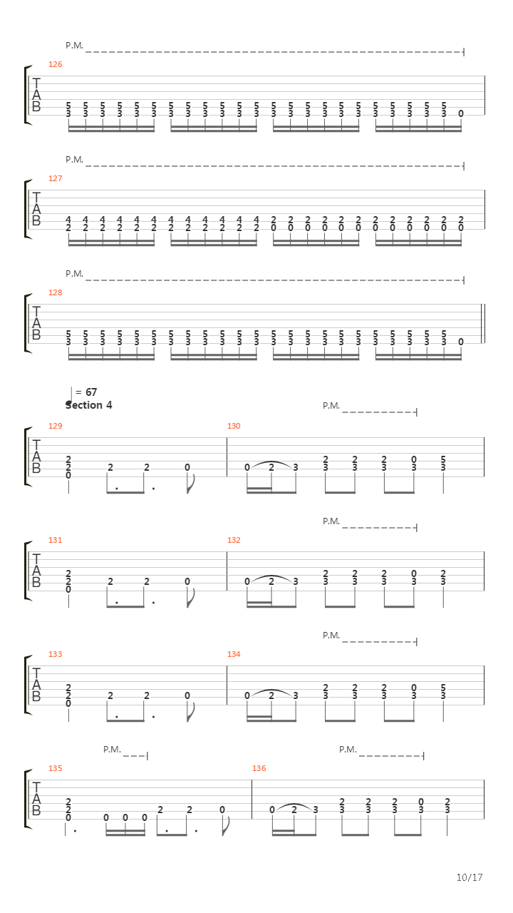 The Crashing Wave吉他谱
