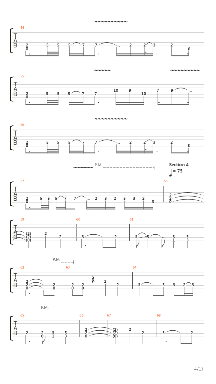 The Mountains Are Mine吉他谱