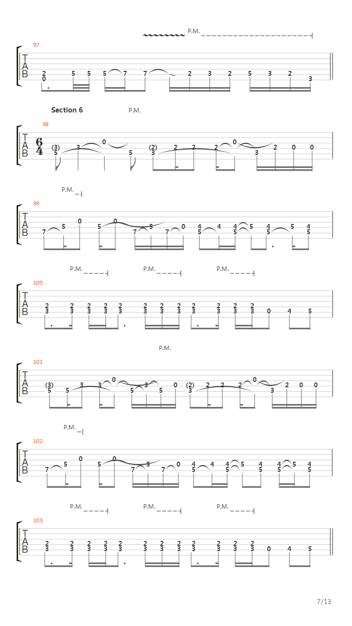 The Mountains Are Mine吉他谱