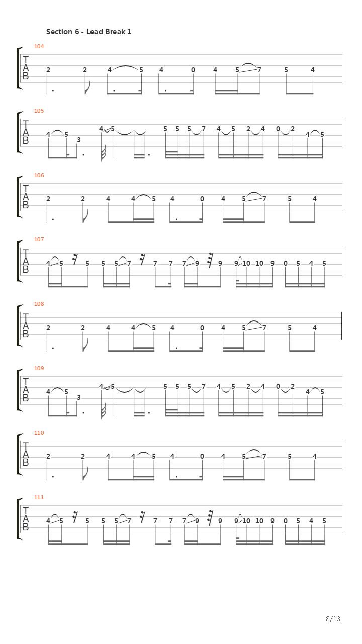 The Mountains Are Mine吉他谱