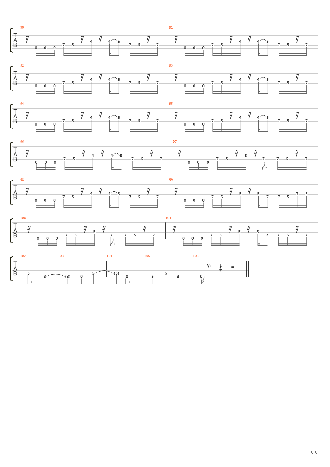 667吉他谱