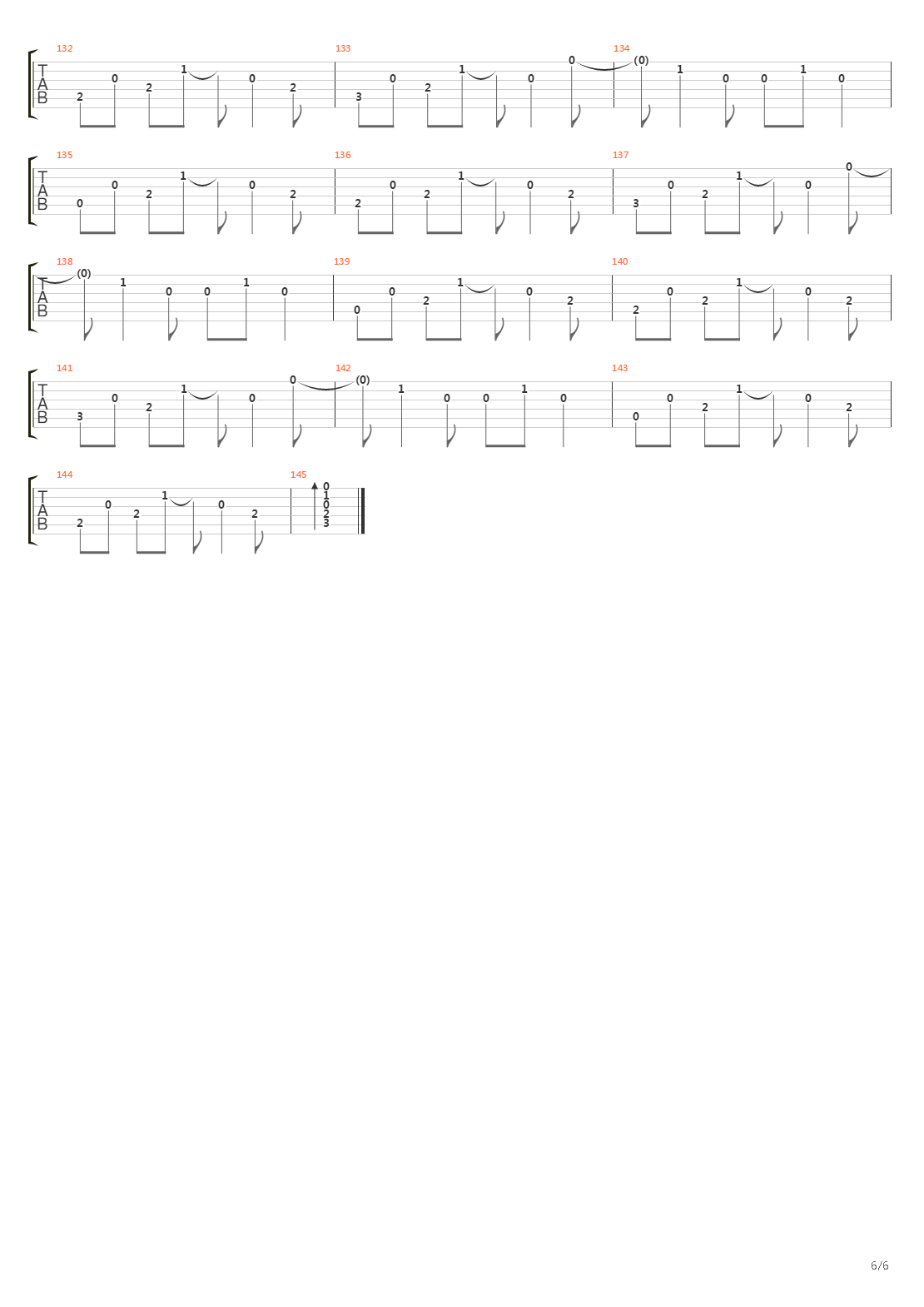 Temp吉他谱