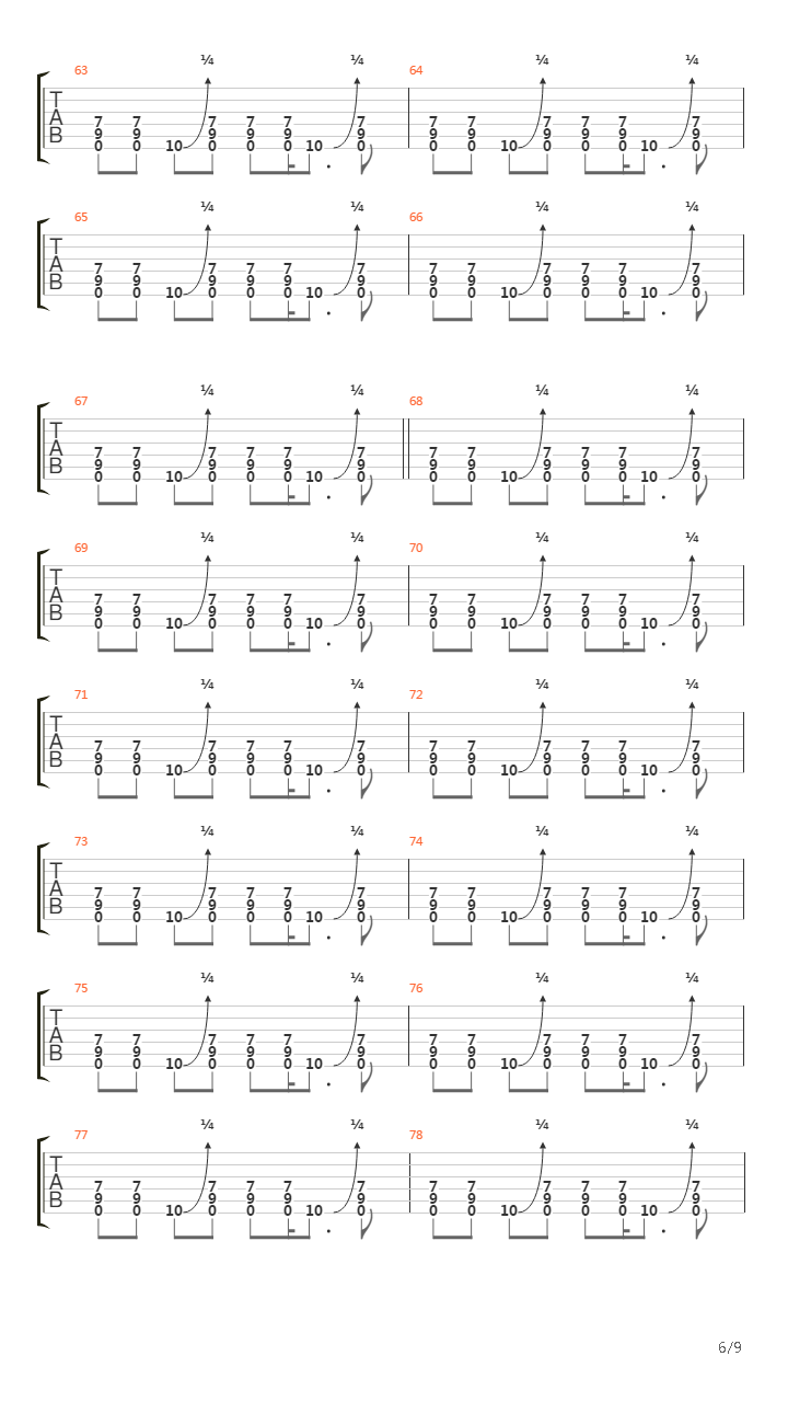 Upsidedownside吉他谱