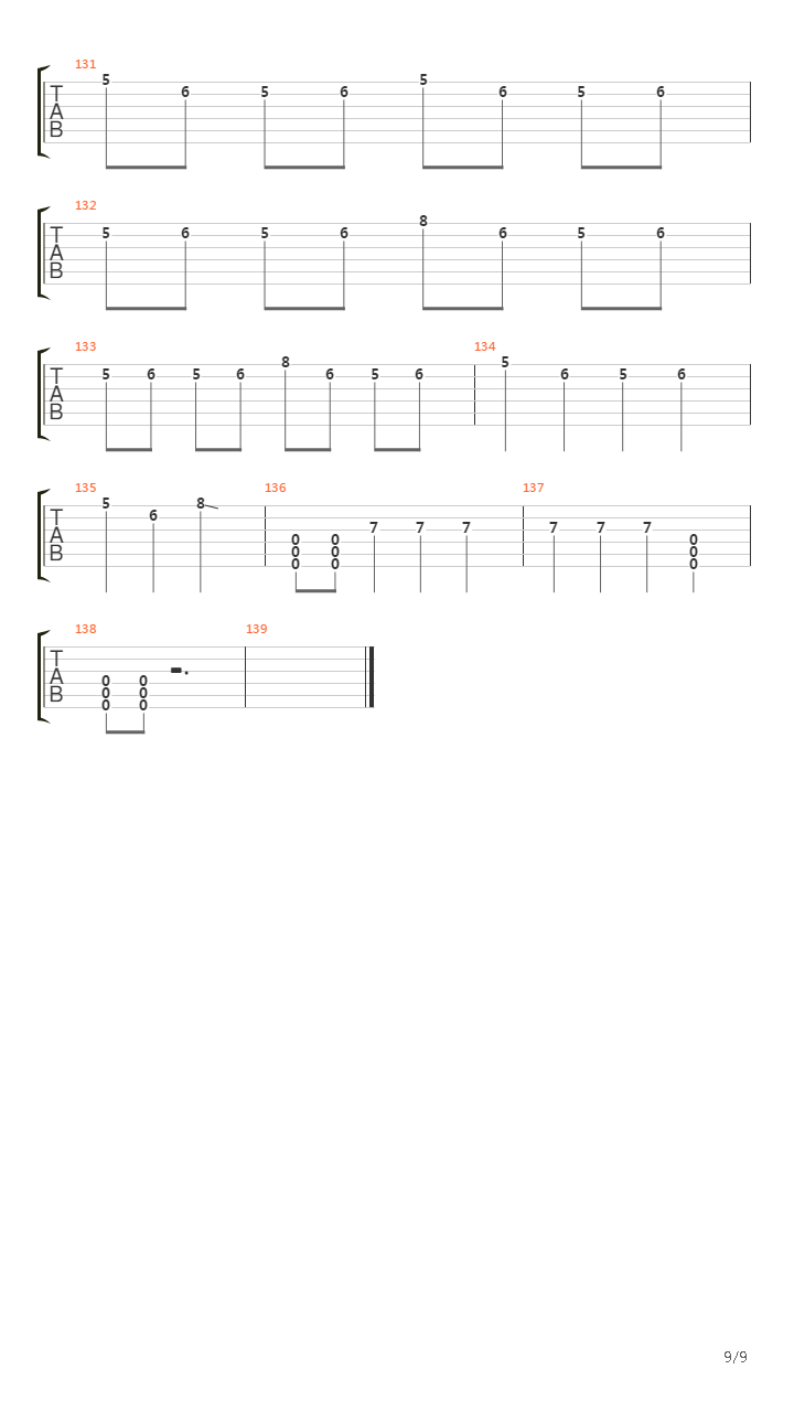 Midnight Train To Bellevue吉他谱