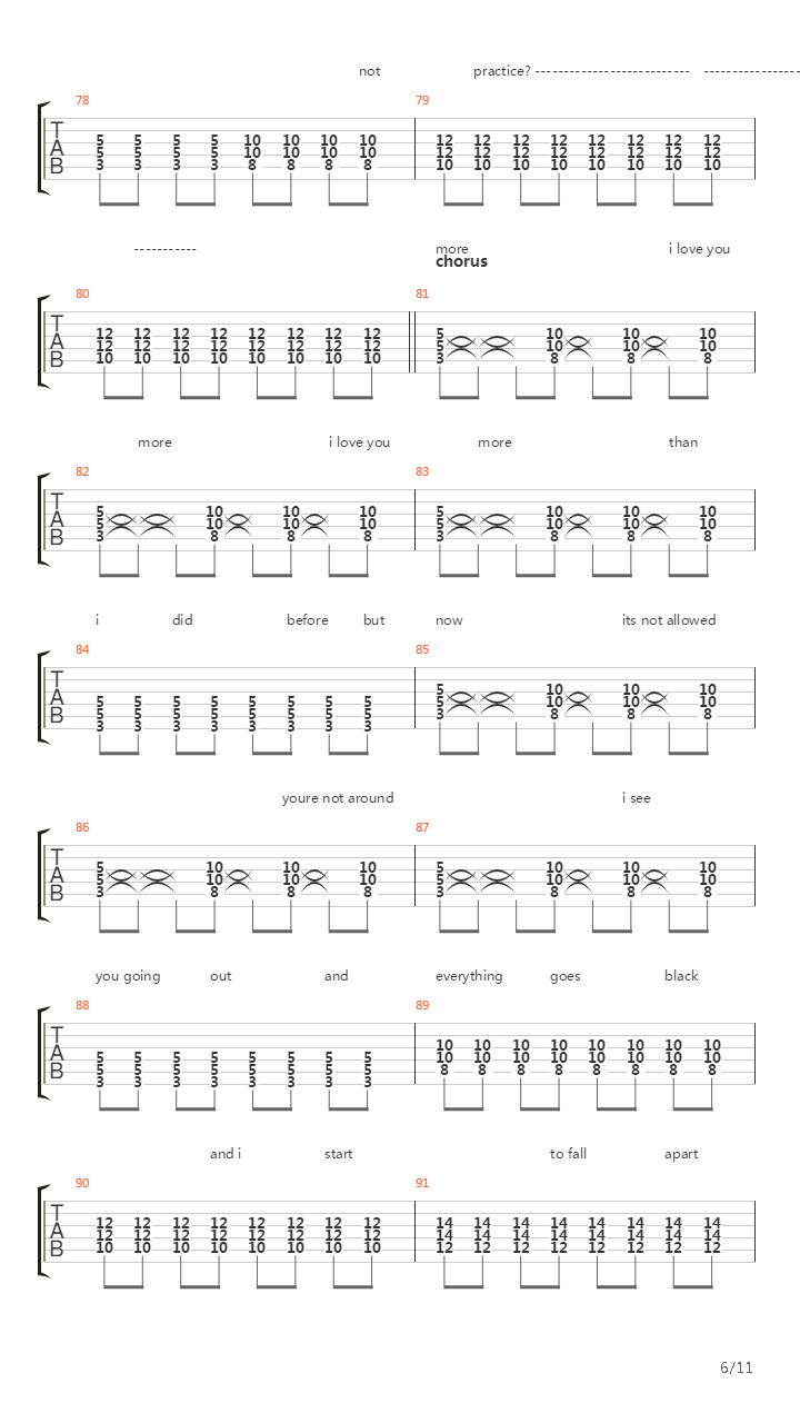 More Than Toast吉他谱