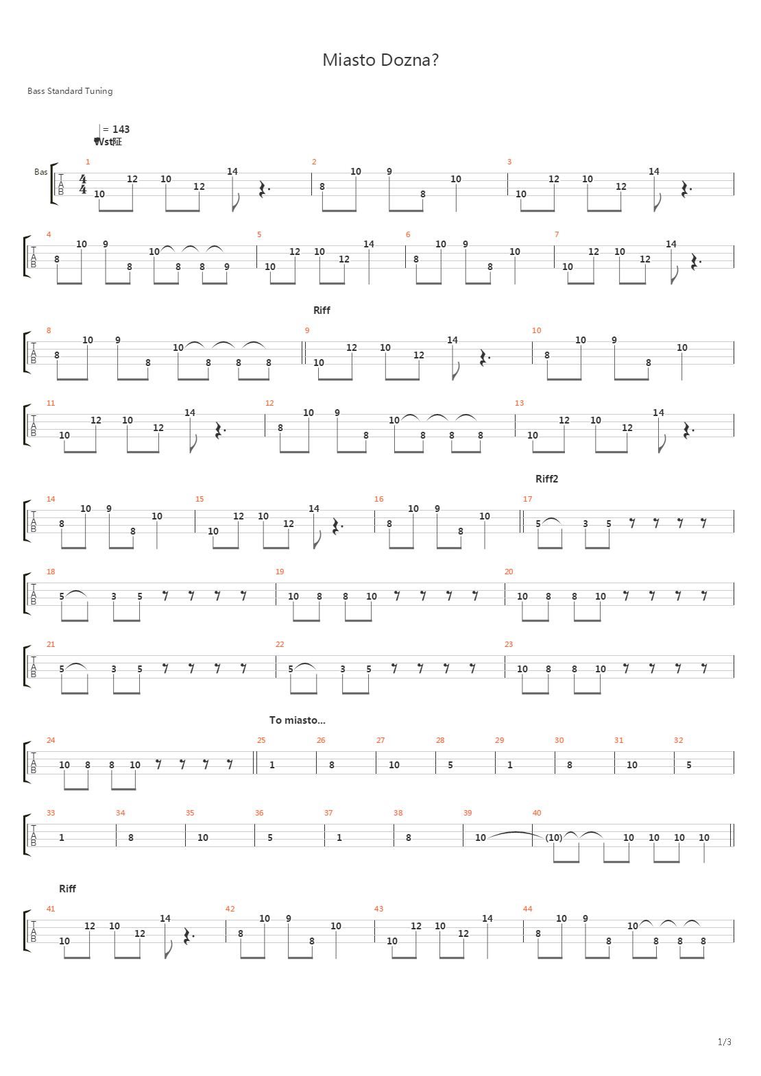 Miasto Dozna324吉他谱