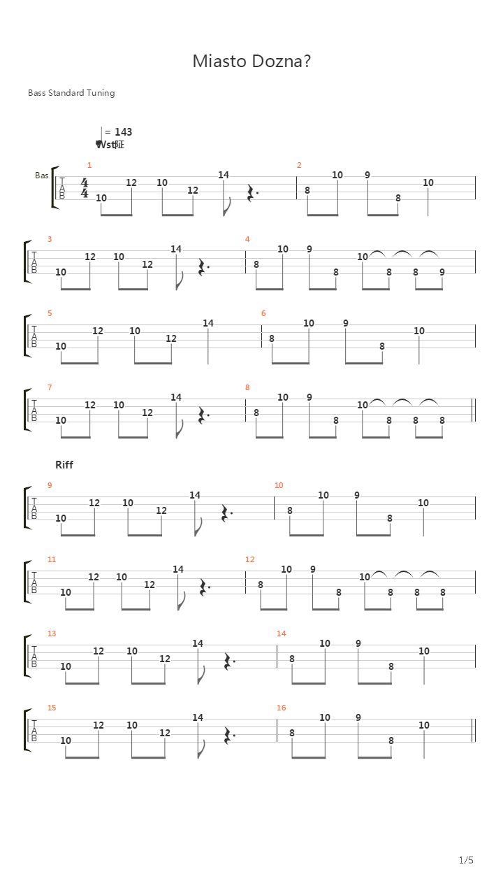 Miasto Dozna324吉他谱