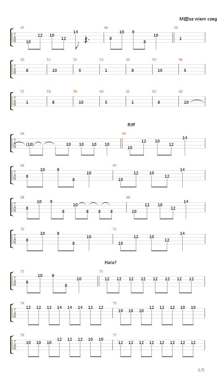Miasto Dozna324吉他谱