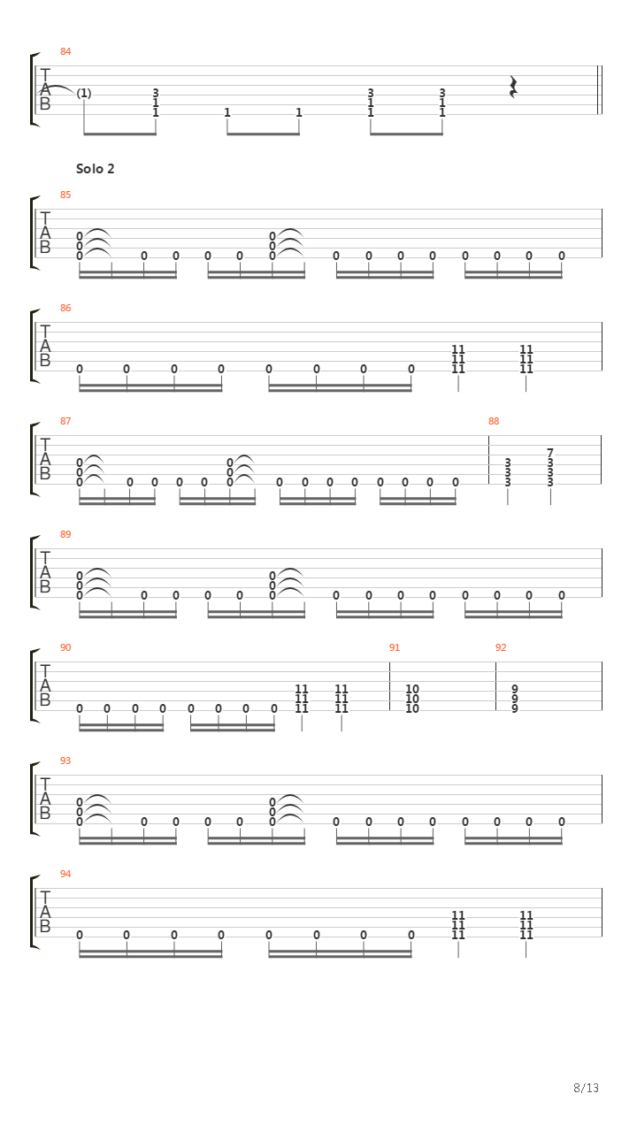 Lethean吉他谱