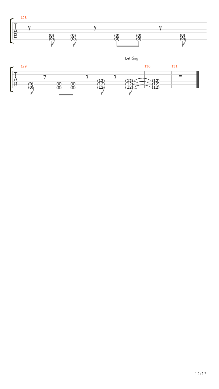 Process吉他谱