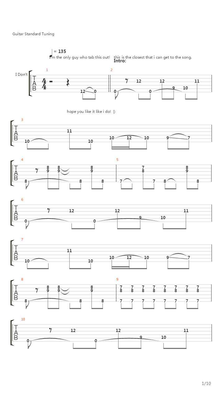 Shake吉他谱