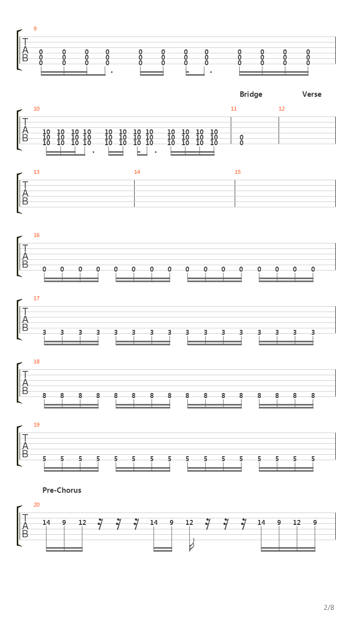 Atlas吉他谱