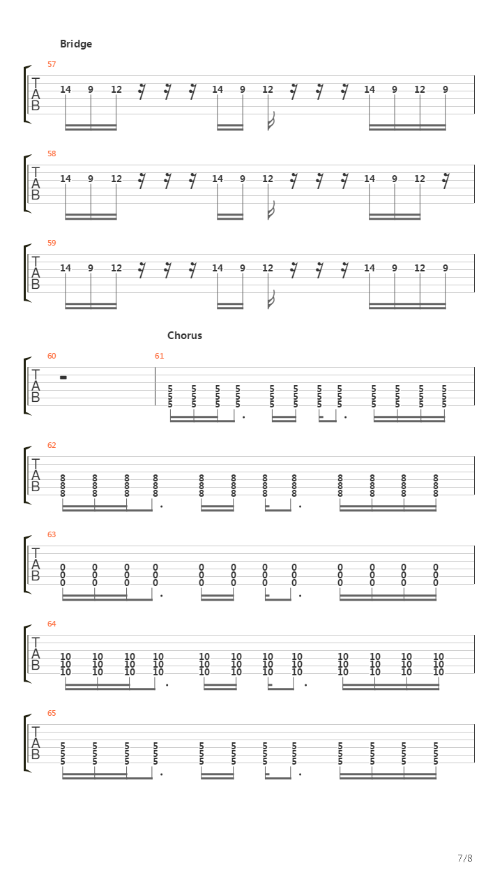 Atlas吉他谱