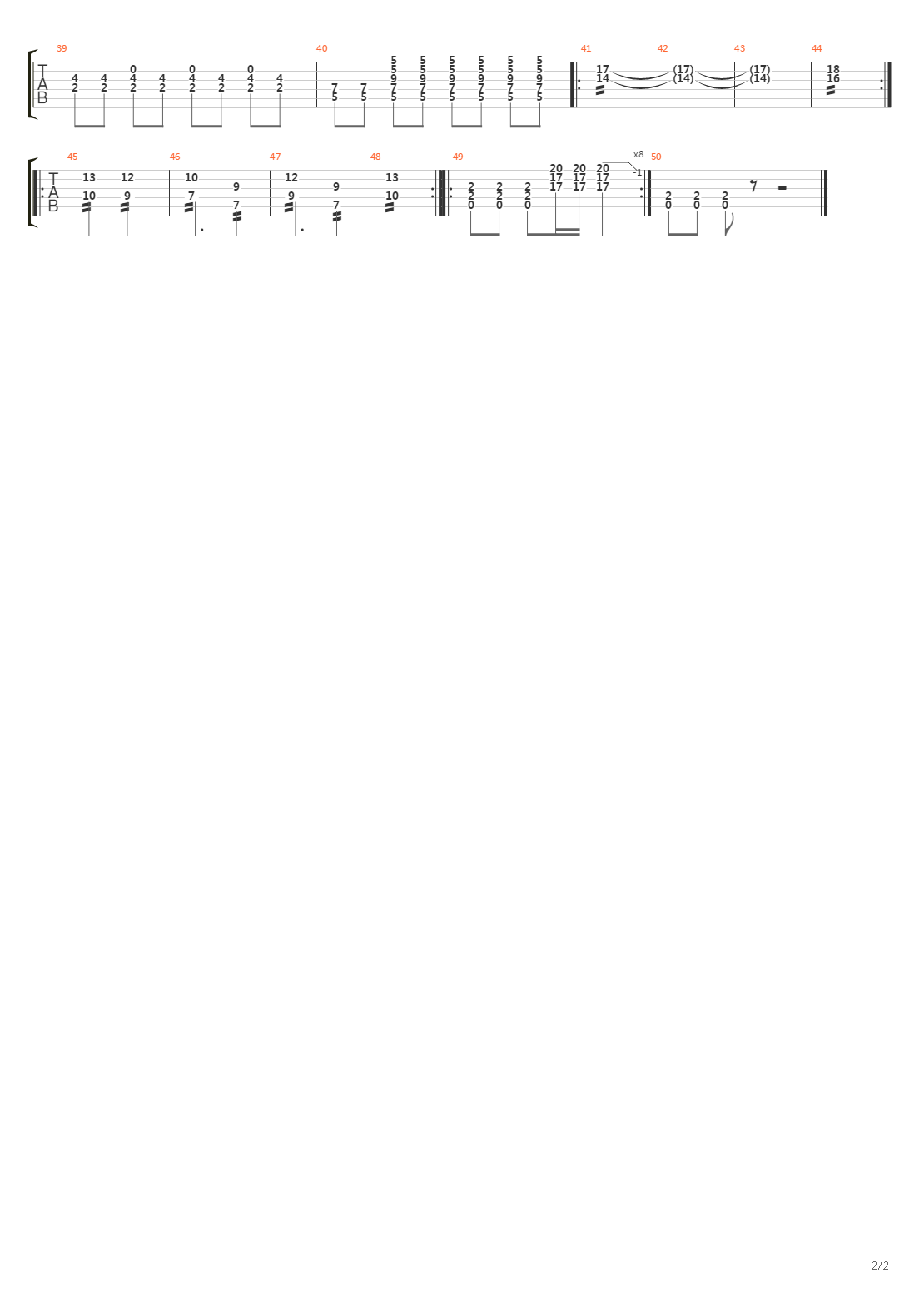 Deadlines吉他谱