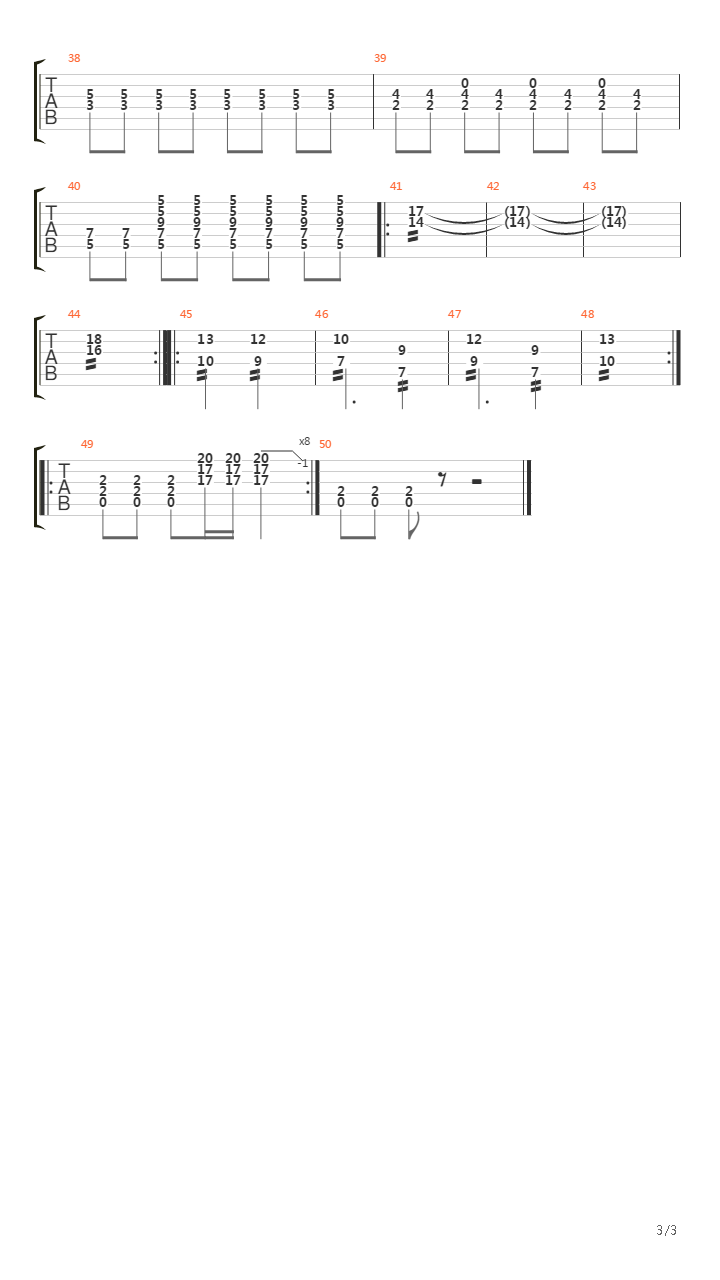 Deadlines吉他谱