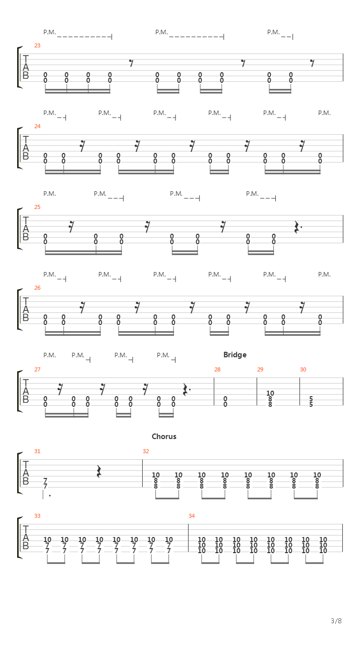 Natural Separation吉他谱