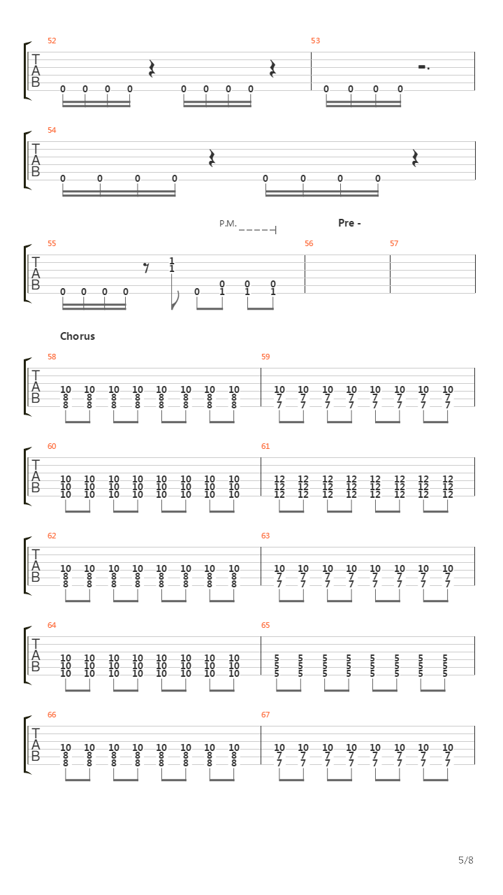 Natural Separation吉他谱