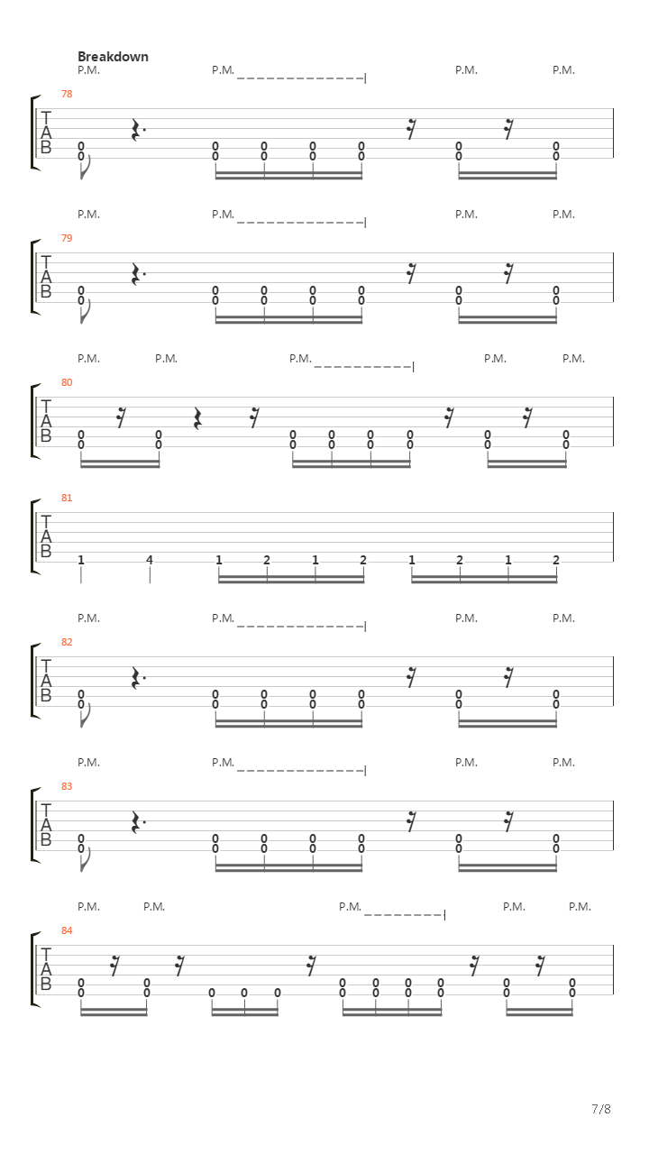 Natural Separation吉他谱