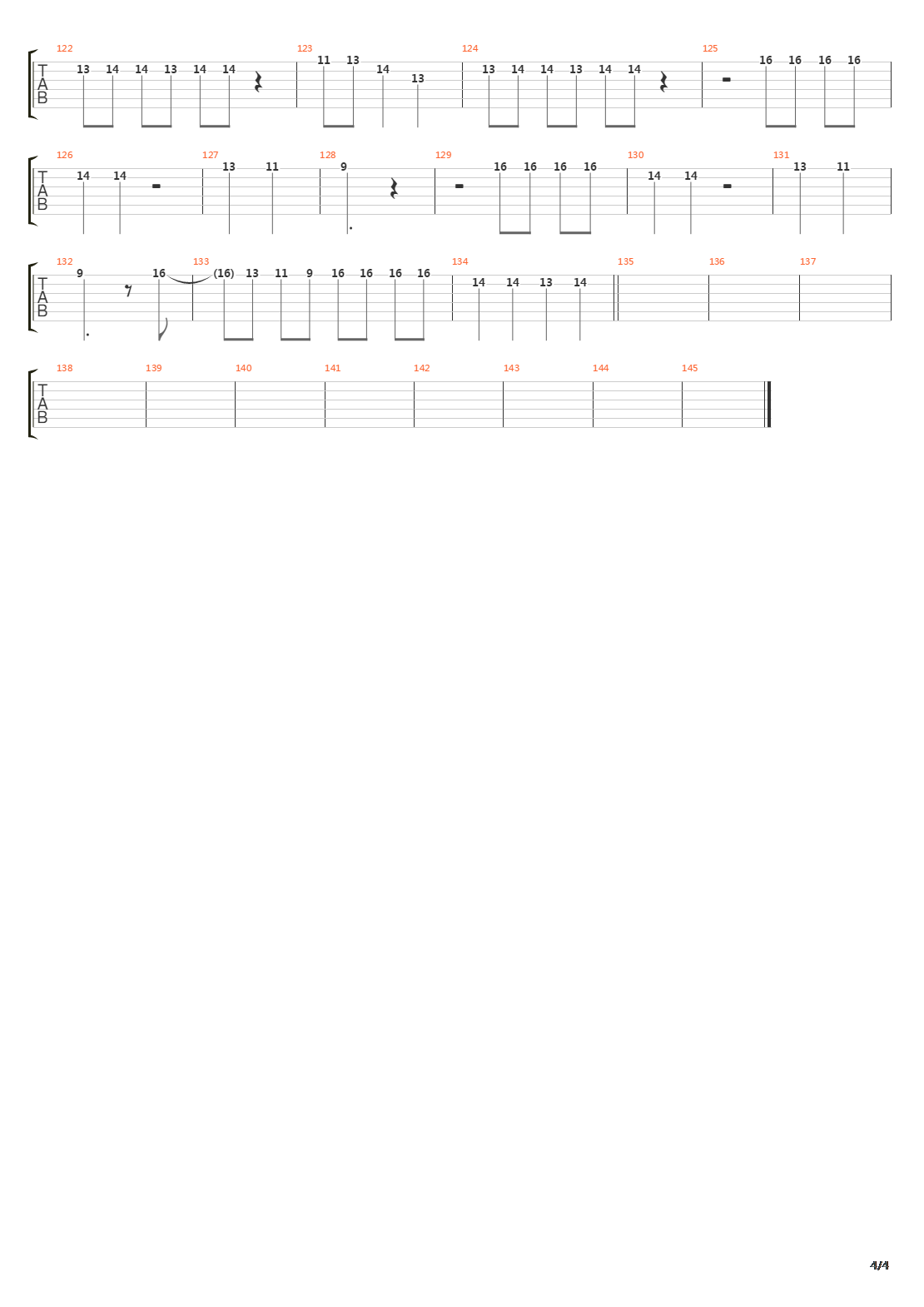 Rude吉他谱