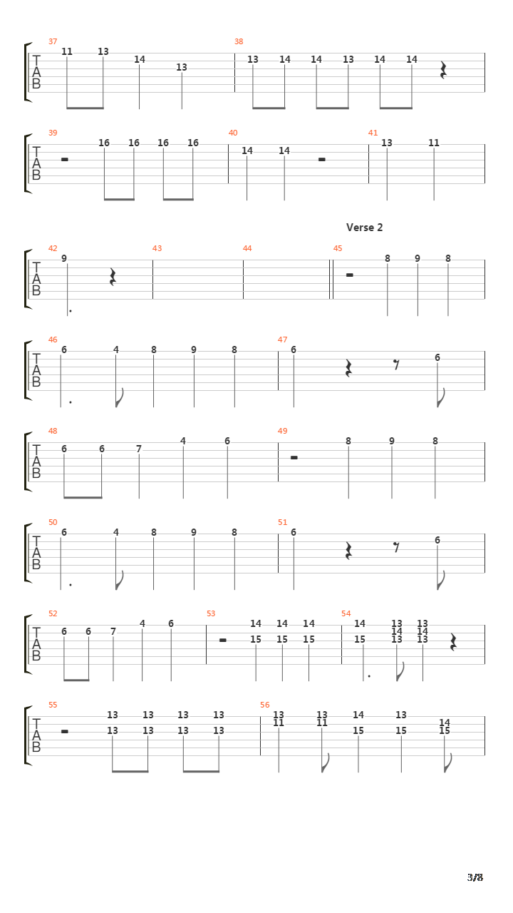 Rude吉他谱