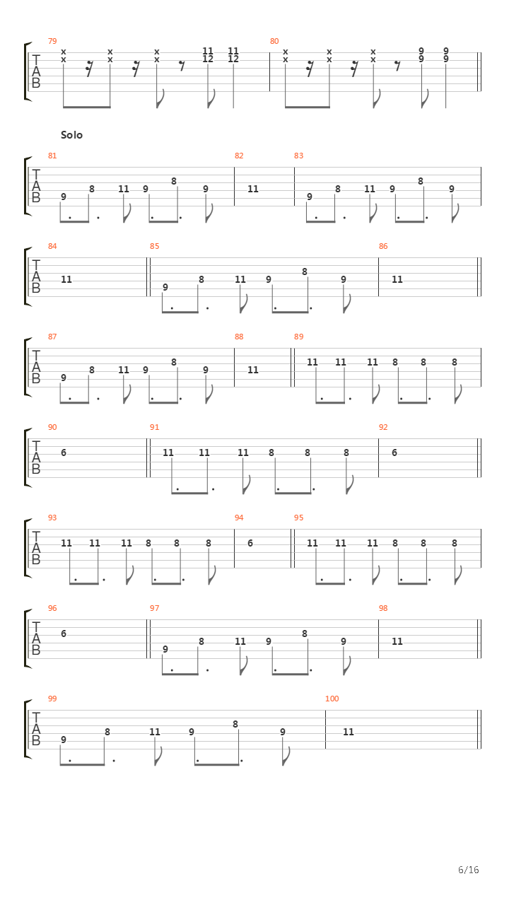 Morenaza吉他谱