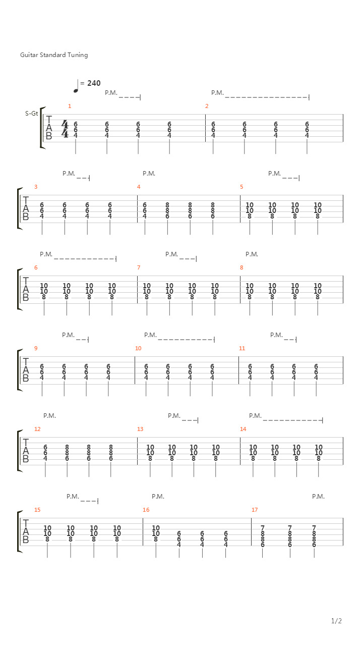 Hush吉他谱