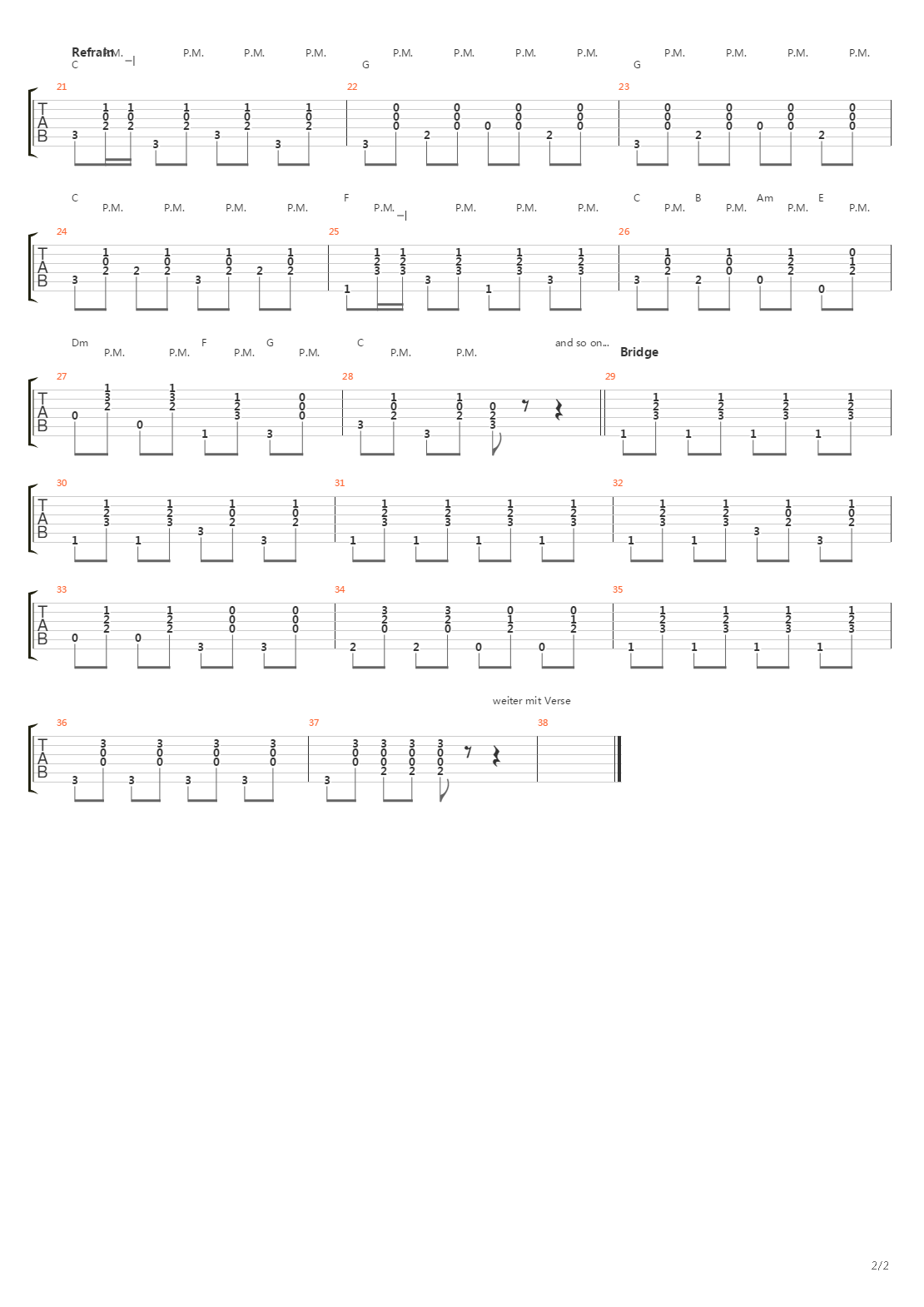 Punkermdchen吉他谱