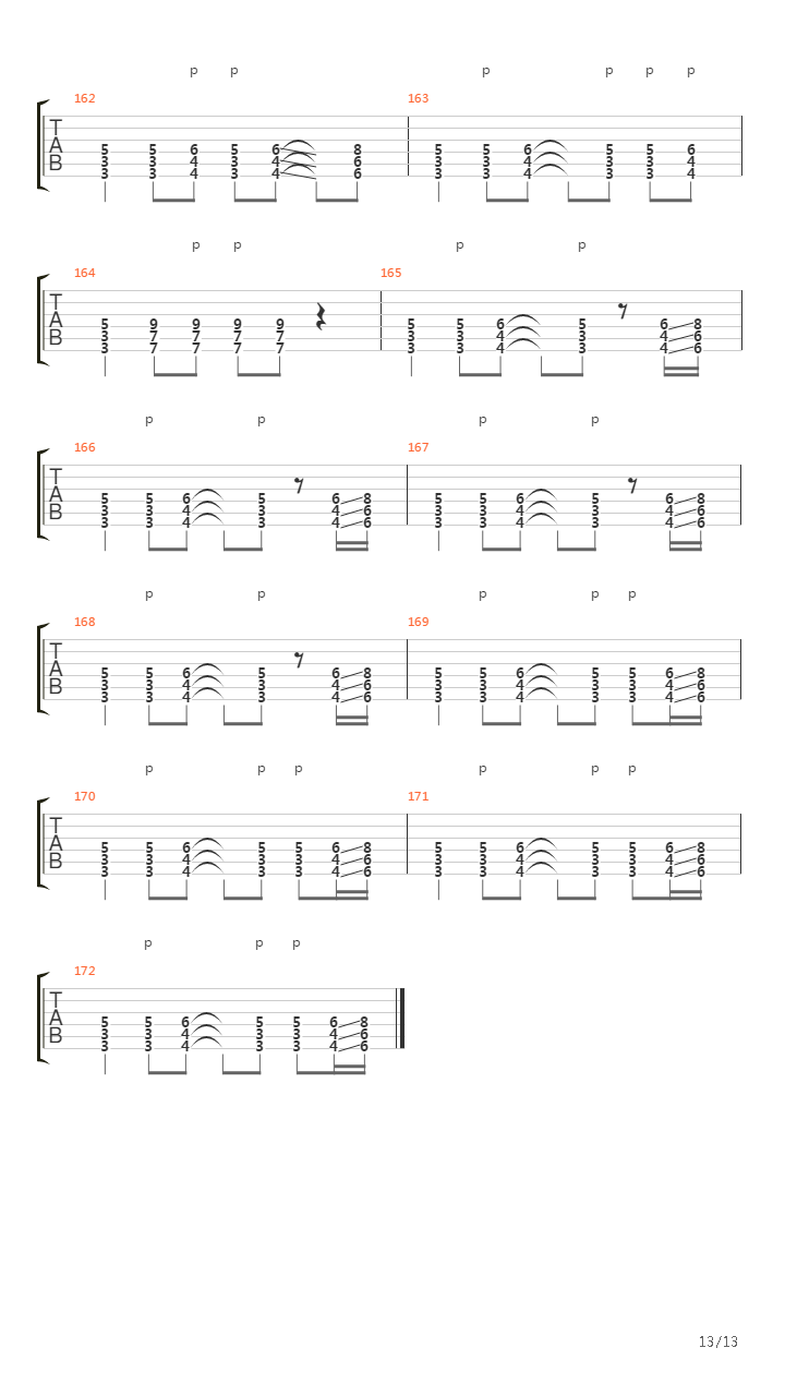 Biomcanique吉他谱