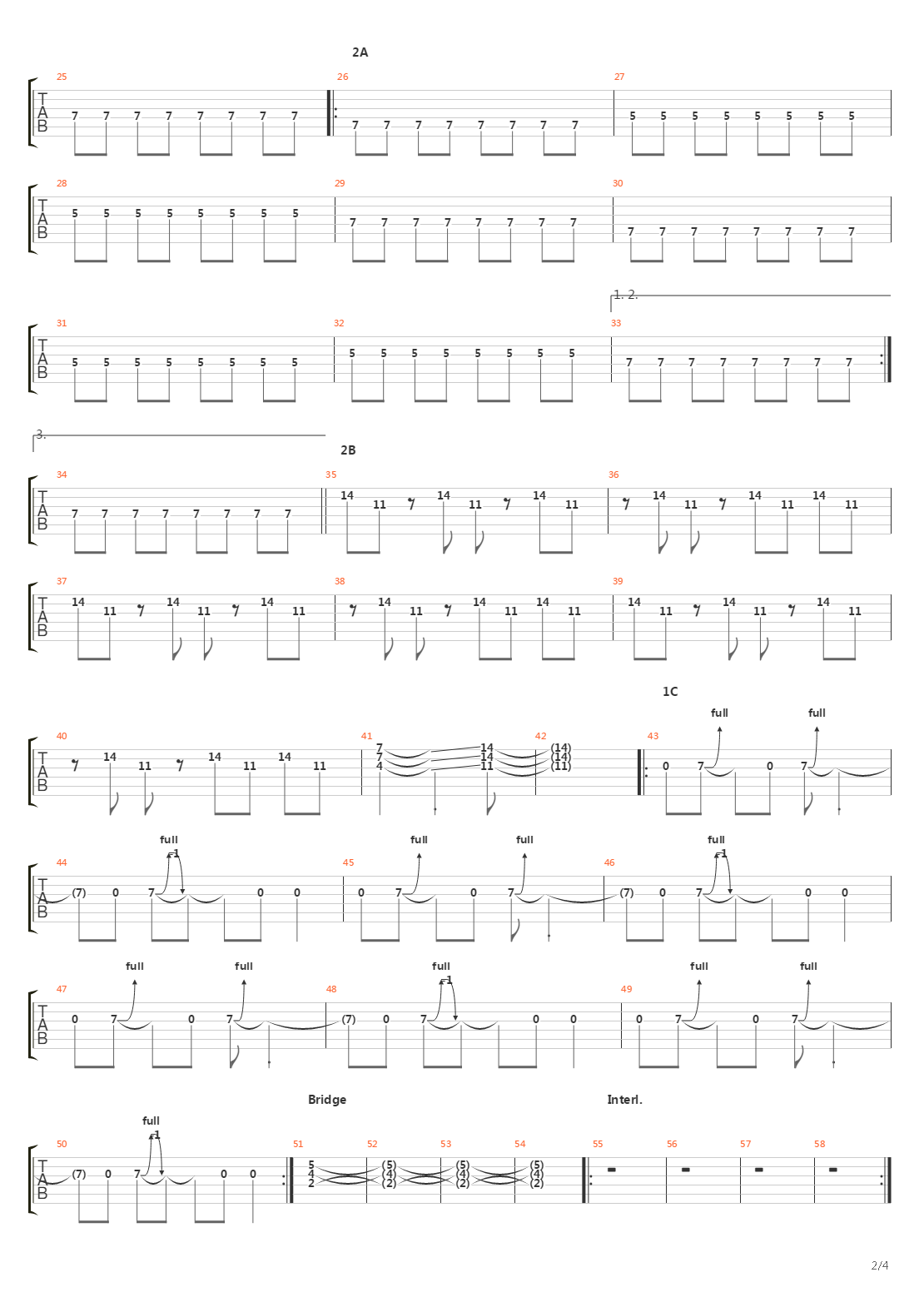 30吉他谱