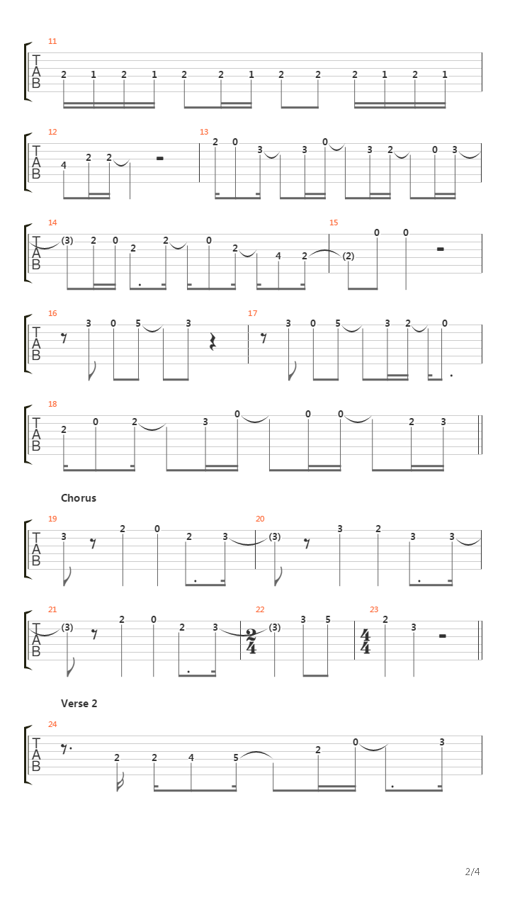 The Day We Caught The Train吉他谱