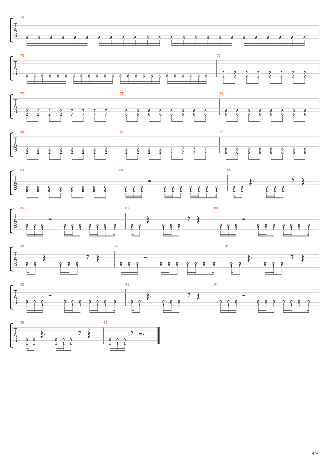 District Of Misery吉他谱