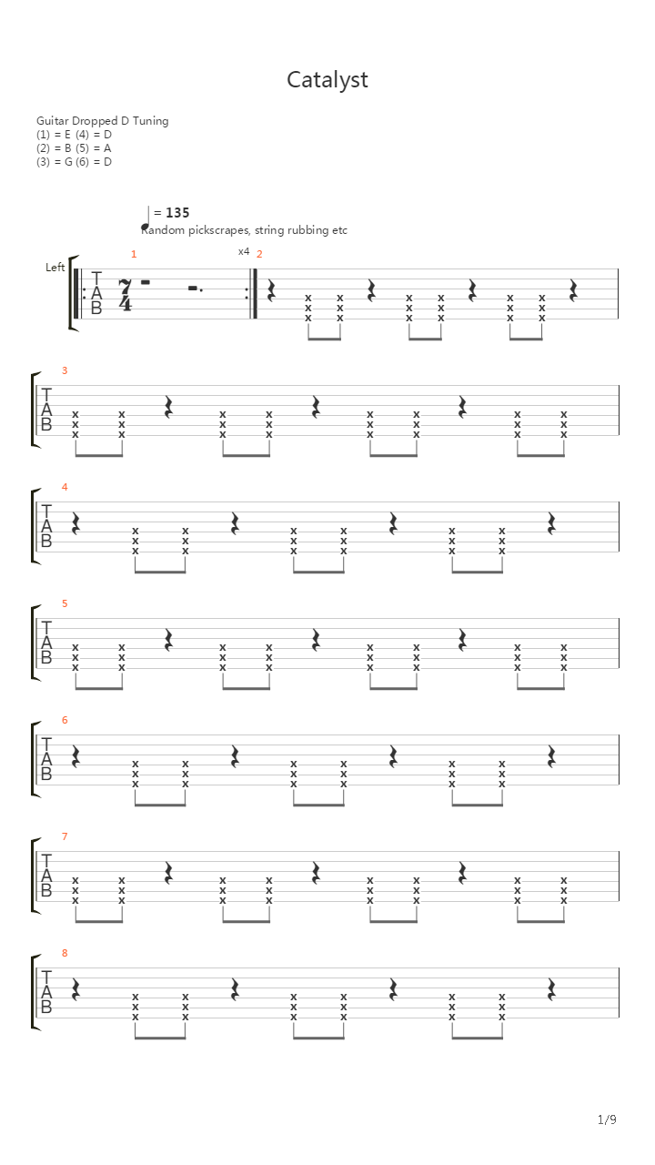 Catalyst吉他谱