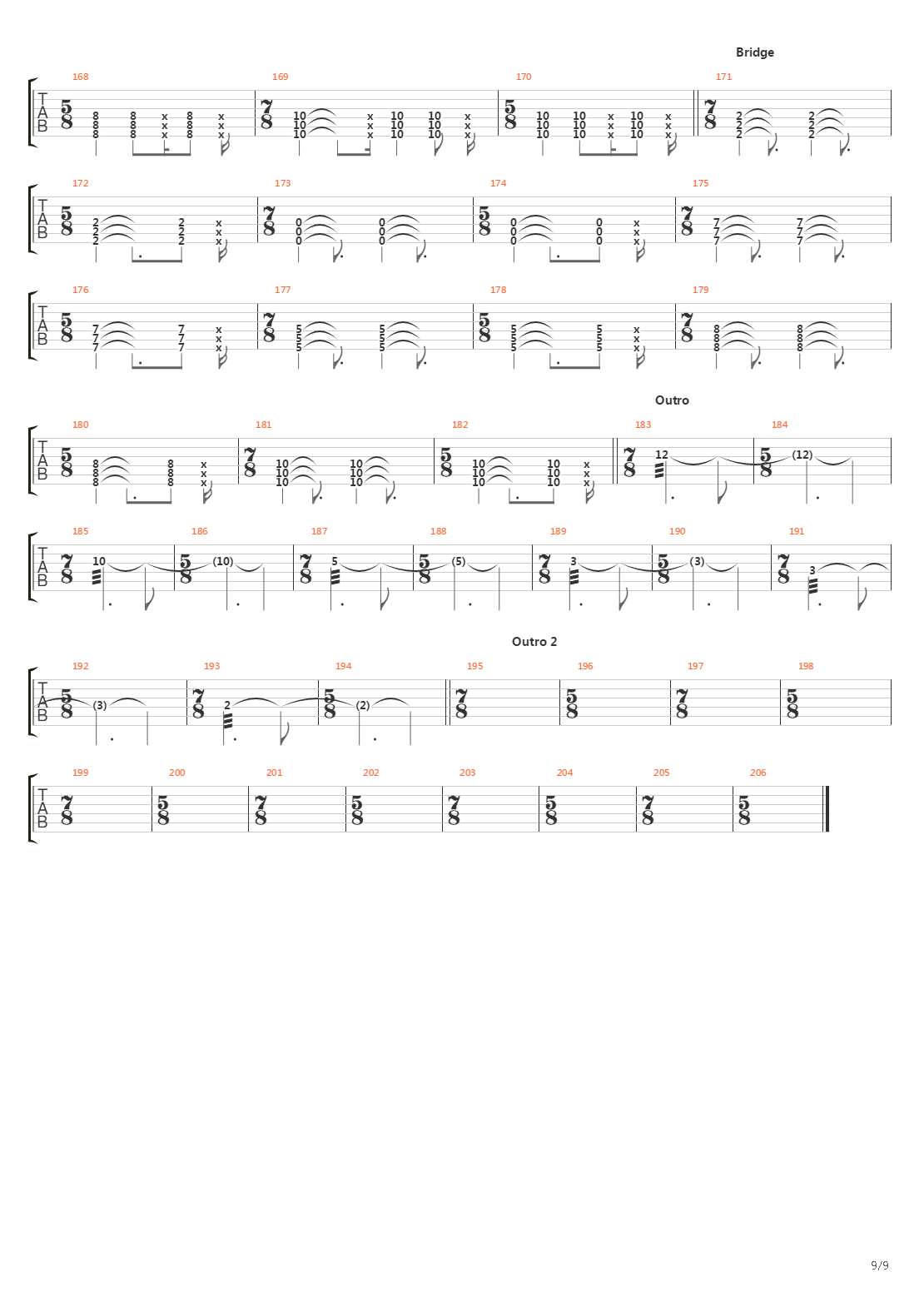 Trail Of Fire吉他谱