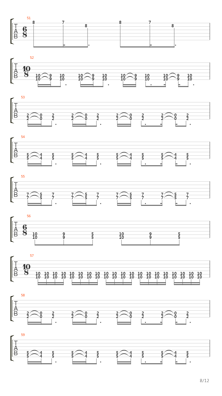 Trail Of Fire吉他谱