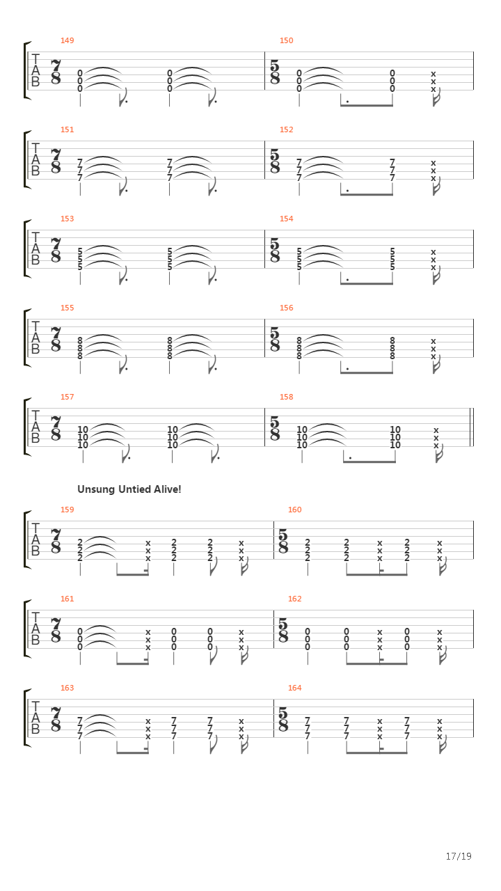 Trail Of Fire吉他谱