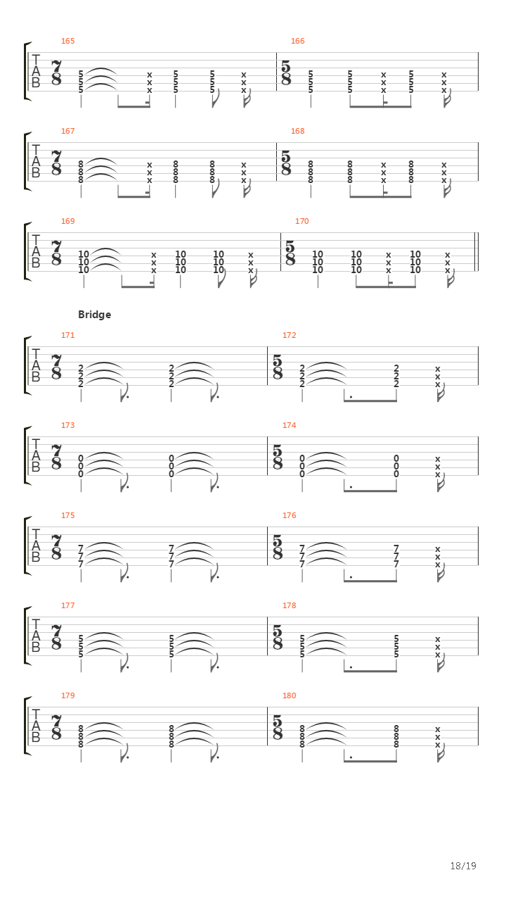 Trail Of Fire吉他谱