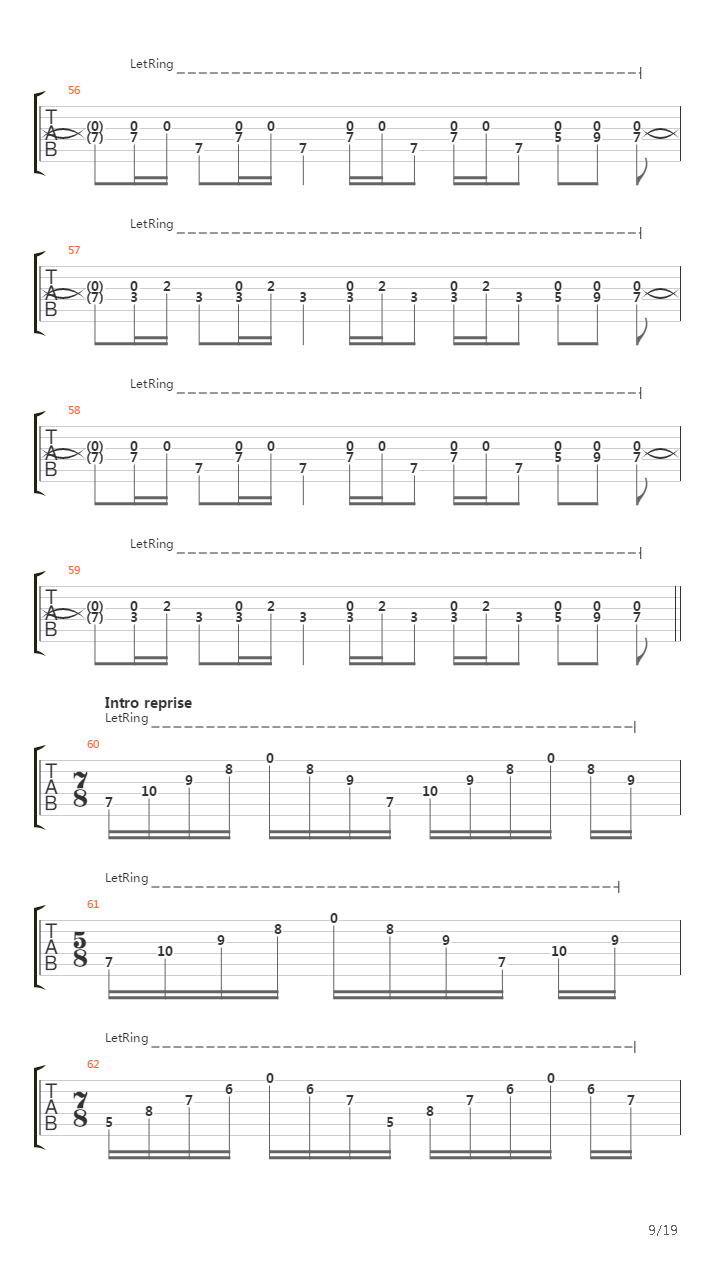 Trail Of Fire吉他谱