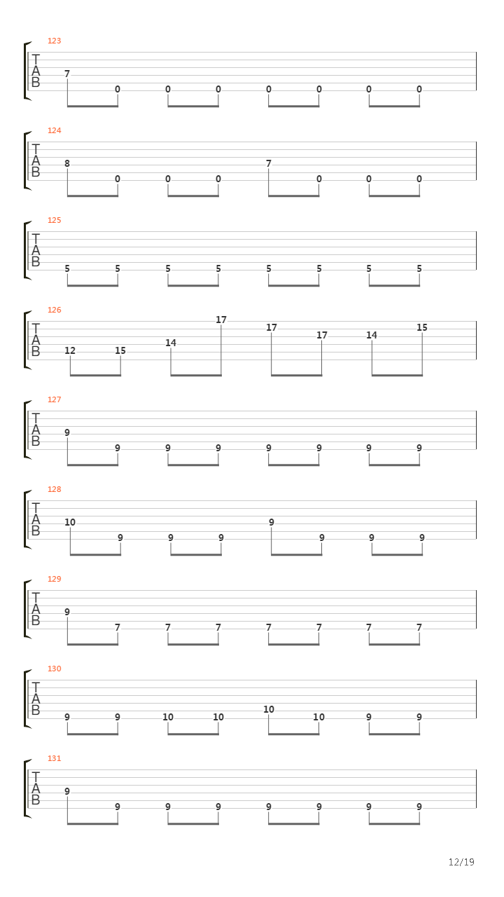 Collaspe Of Recreation吉他谱
