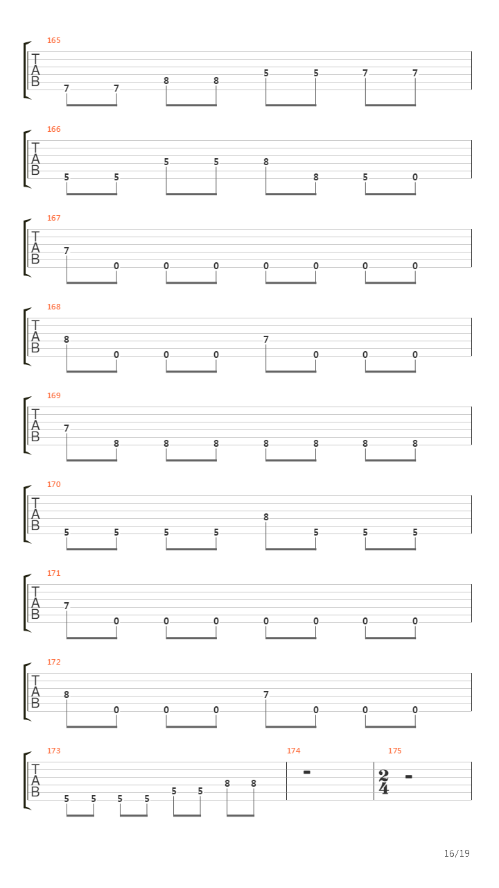 Collaspe Of Recreation吉他谱