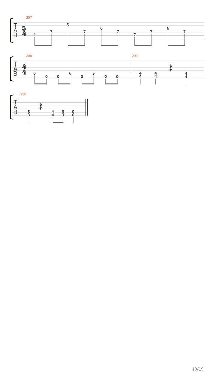 Collaspe Of Recreation吉他谱
