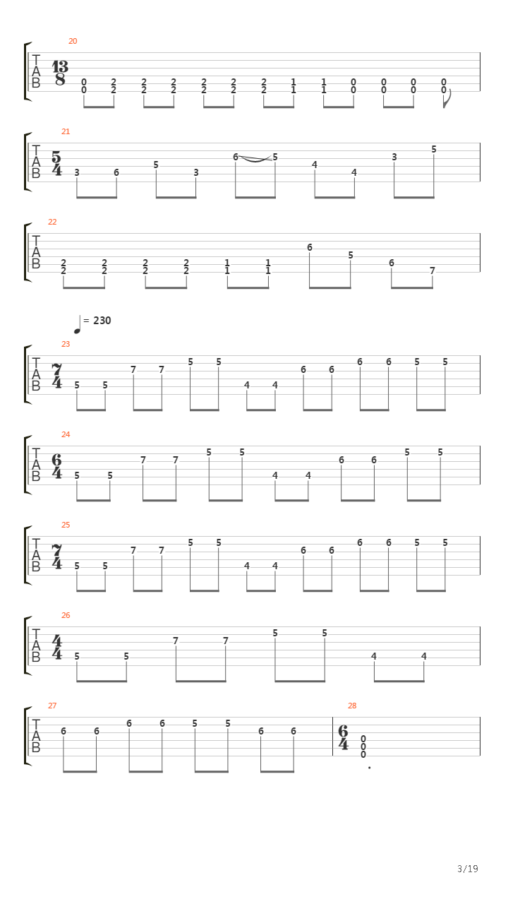 Collaspe Of Recreation吉他谱