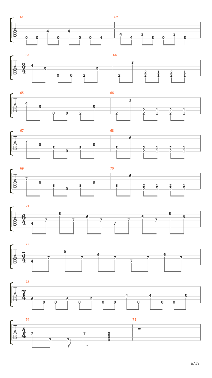 Collaspe Of Recreation吉他谱