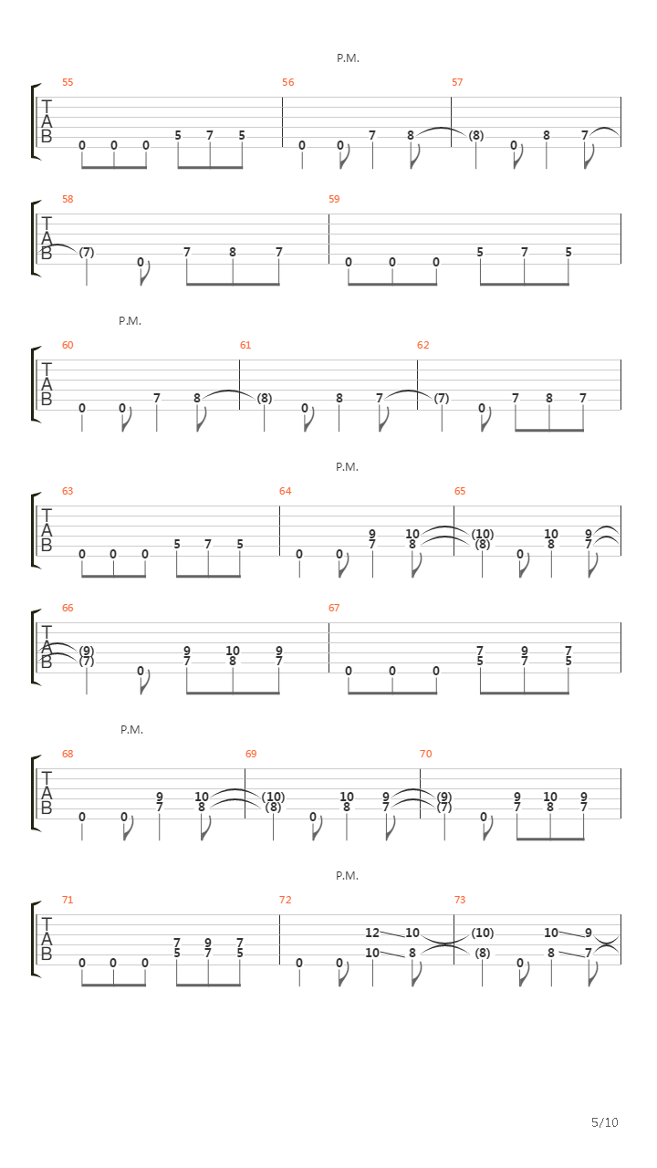 Ghosts吉他谱
