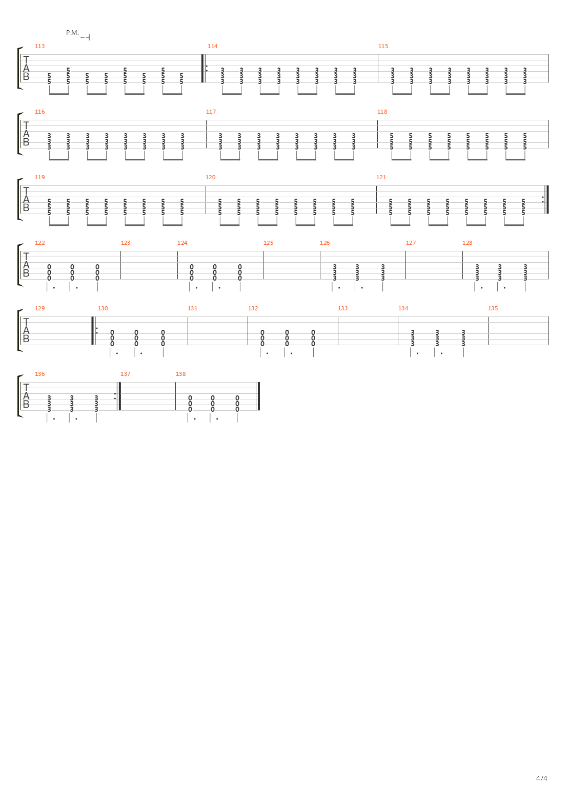 Sms Pissing吉他谱