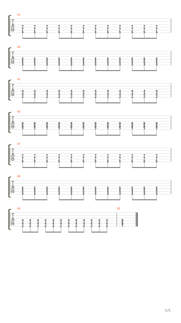 Die Schlinge吉他谱