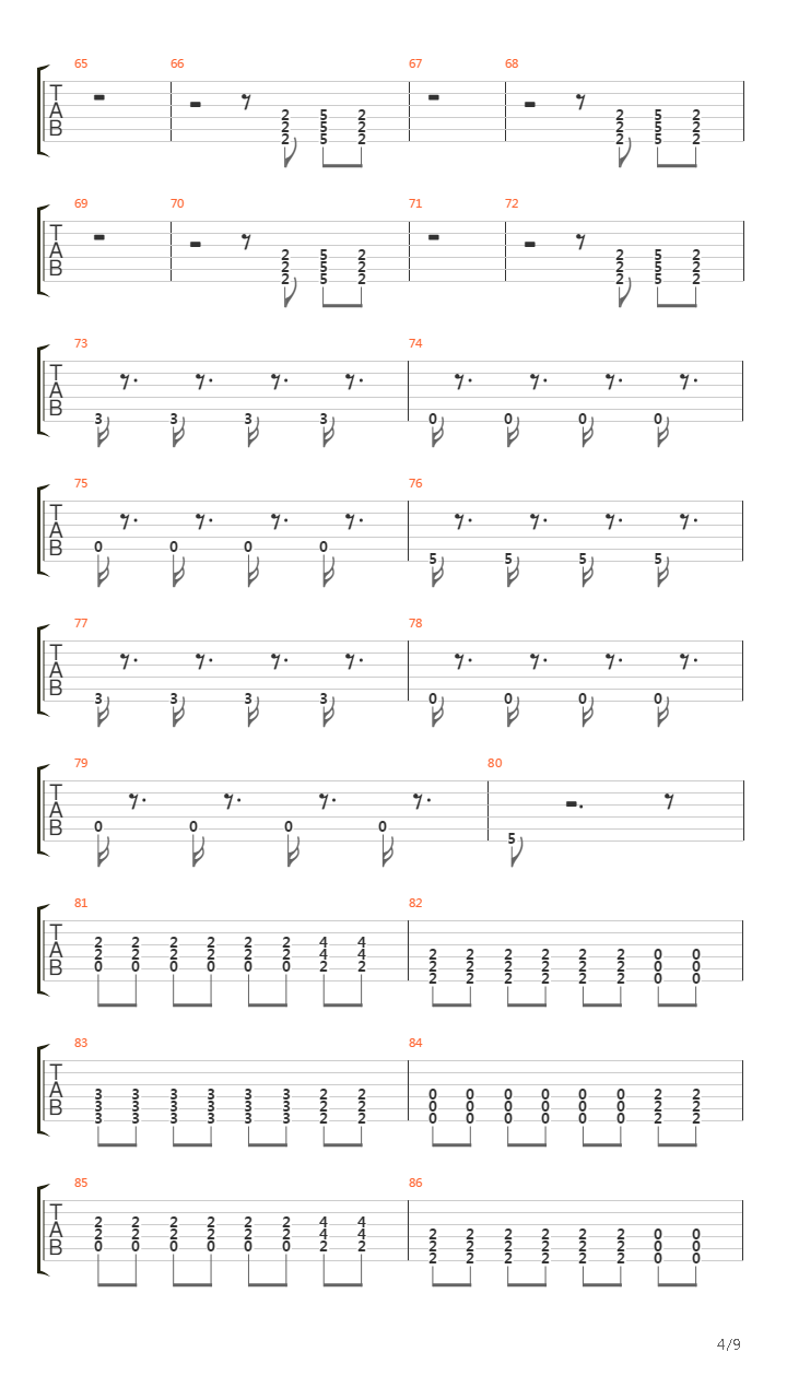 Labyrinth吉他谱