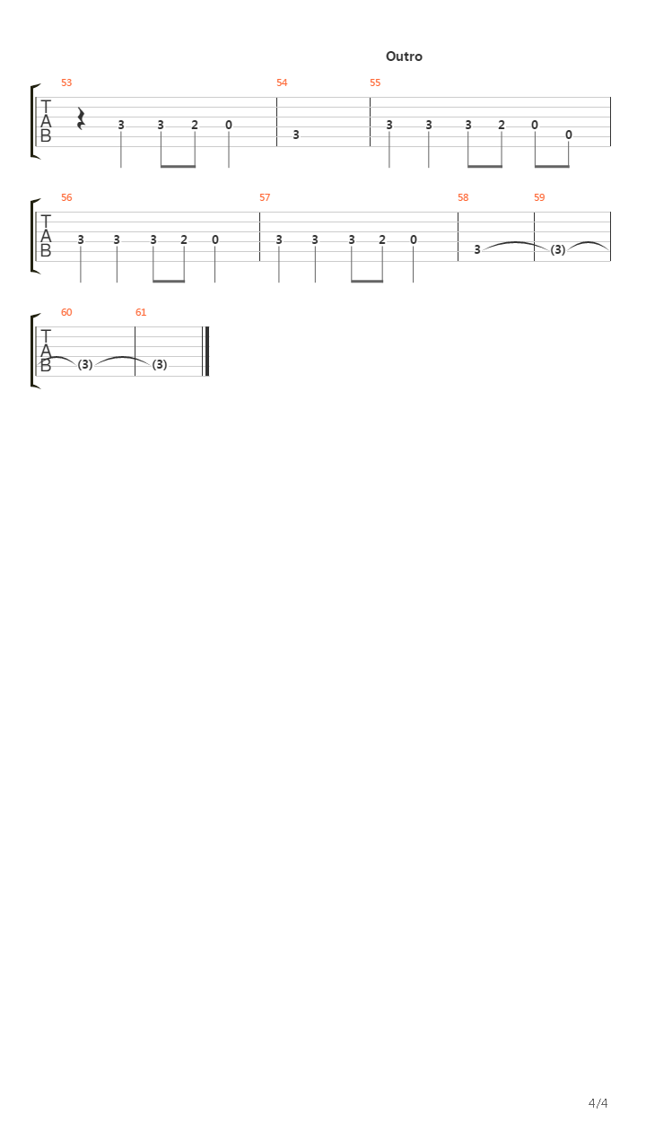 Bankshot吉他谱
