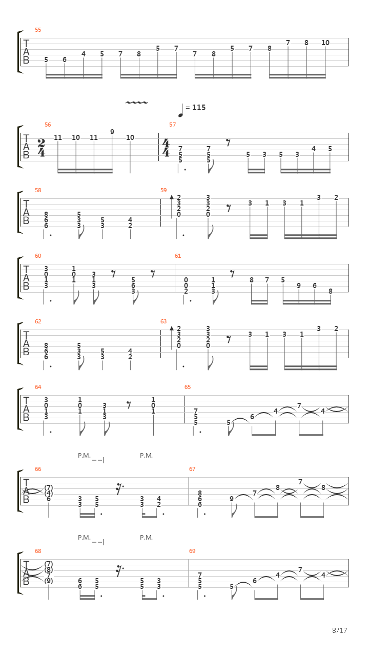 Ellipse吉他谱