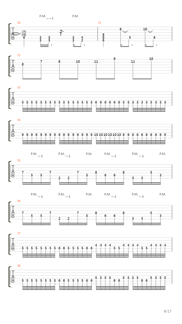 Ellipse吉他谱